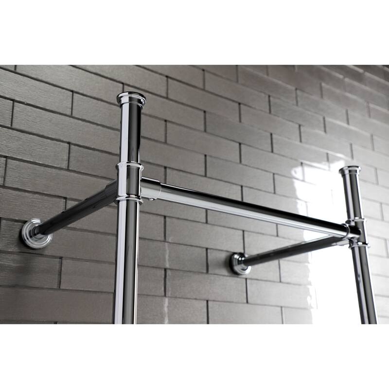 Kingston Brass Fauceture Stainless Steel Console Sink Legs