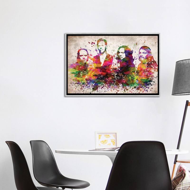 iCanvas "Metallica" by Aged Pixel Framed