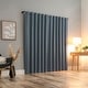 preview thumbnail 52 of 56, Sun Zero Aria 2-pack Magnetic Closure Theater Grade Total Blackout Back Tab 2-Piece Curtain Panel Pair