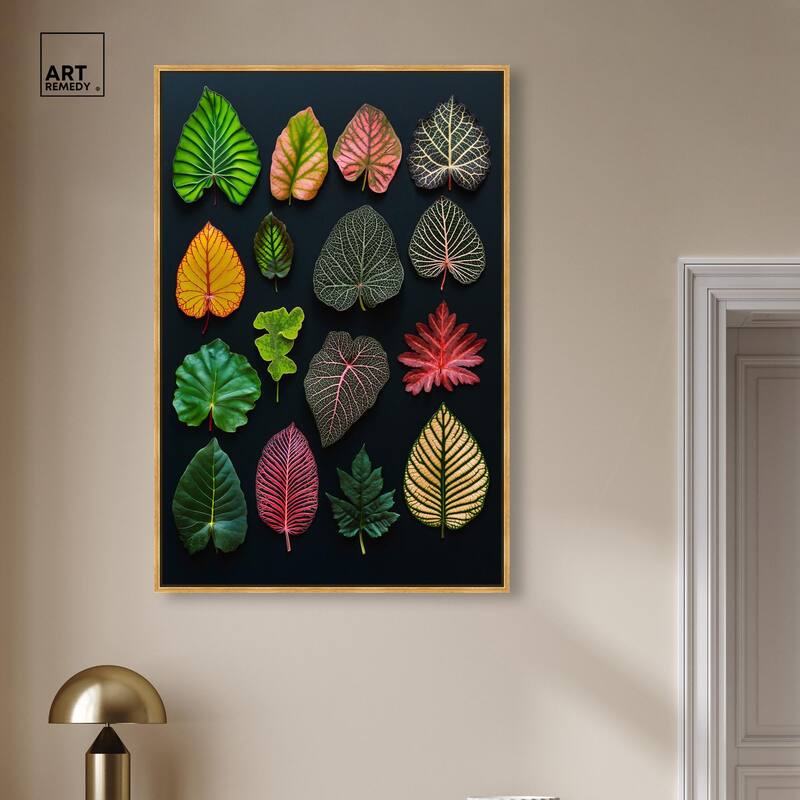Leaf Lexicon Canvas by Art Remedy