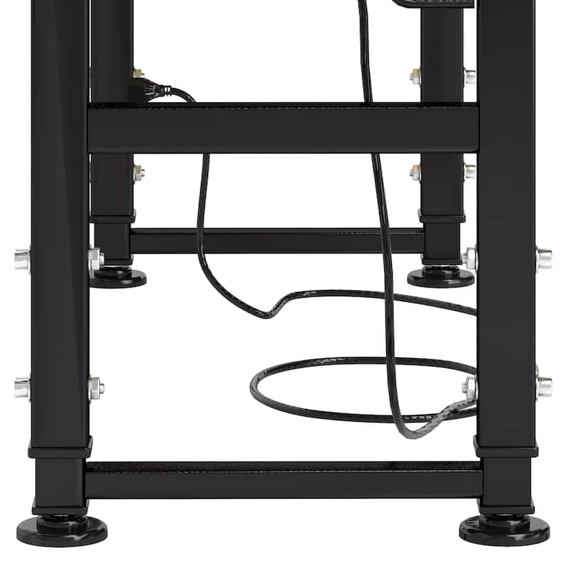 48"/60'' Work Bench for Garage with Pegboard & Power Outlets, 1600 LBS Load Capacity Ideal for Workshop