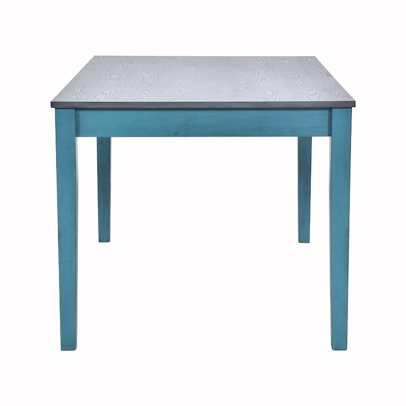 6PCS Wood Dining Table Set With Drawer