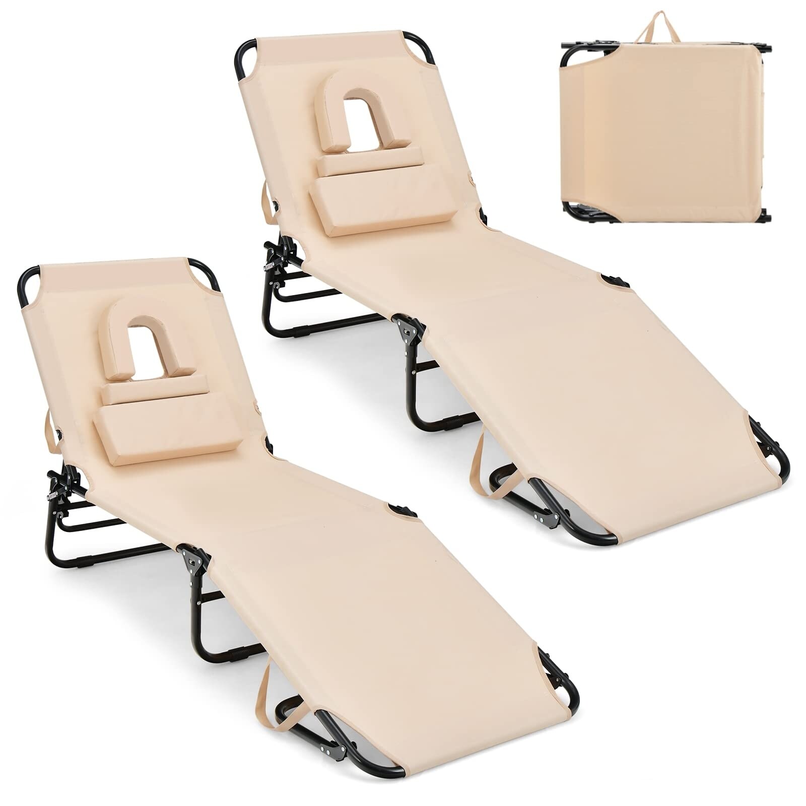 Layout chair best sale with face hole