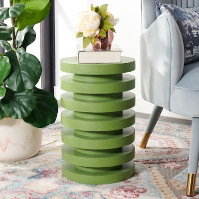 SAFAVIEH Kaysar Accent Table - 12" W x 12" D x 19" H