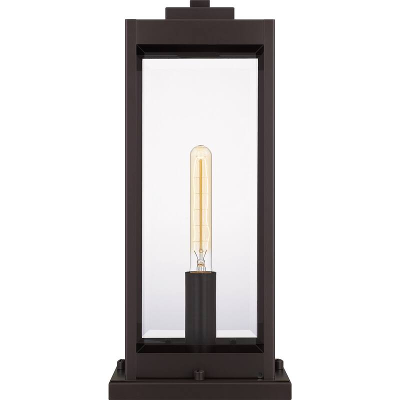 Westover 1-Light Western Bronze Outdoor Pier Mount Light