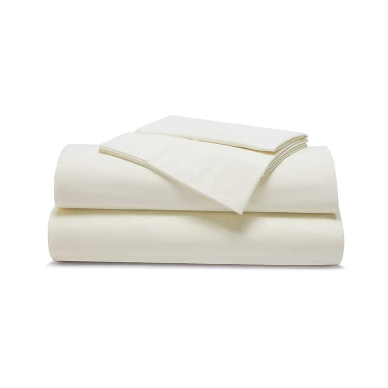 Blue Nile Mills Vintage Washed Cotton Percale Deep Pocket Sheet Set