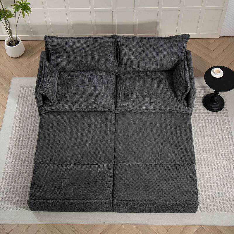 Corduroy multifunctional sofa bed