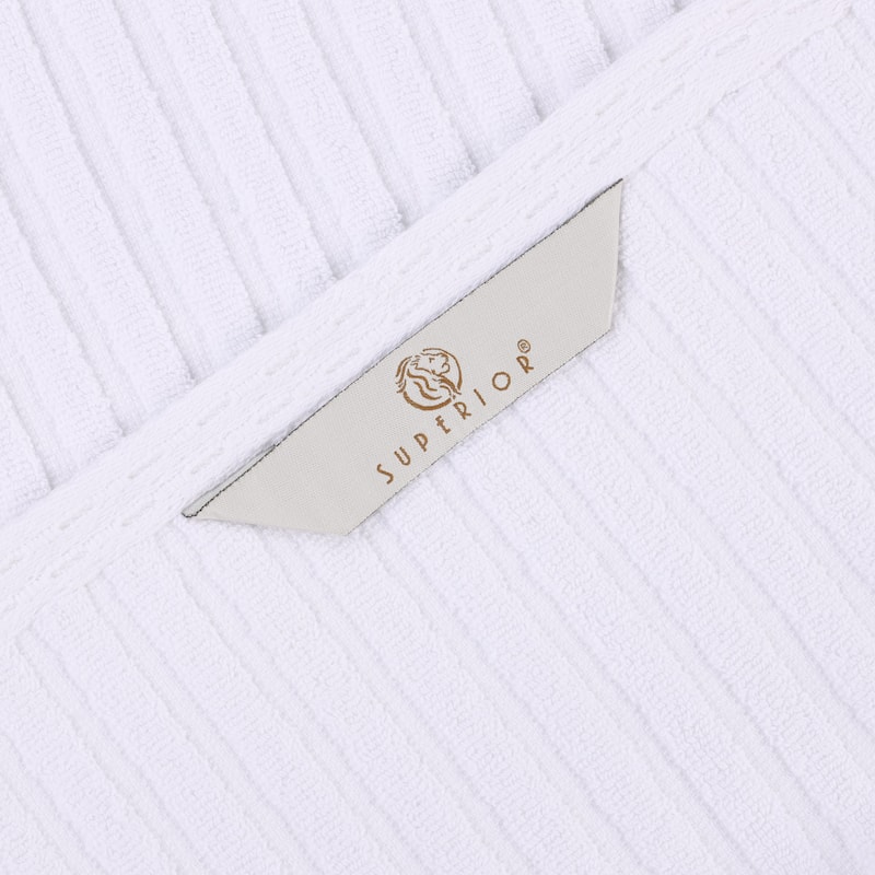 Superior Soho Ribbed Cotton Hand Towel Set of 4