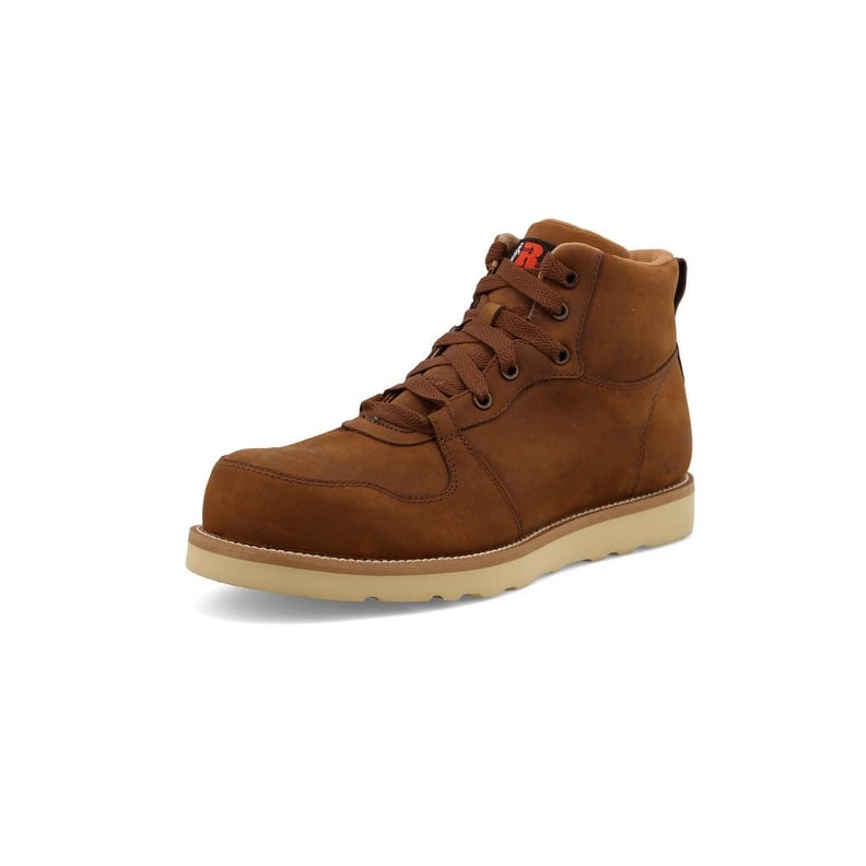 Wrangler Work Boots Mens Rugged Riggs Lace Leather Clay KMQN002