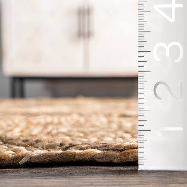 Nuloom Mahalia Raised Diamond Jute Area Rug