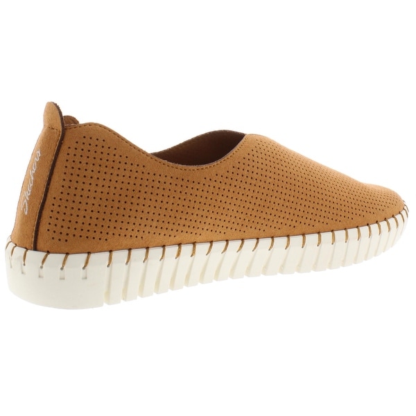 Skechers perforated slip on casual shoes deals