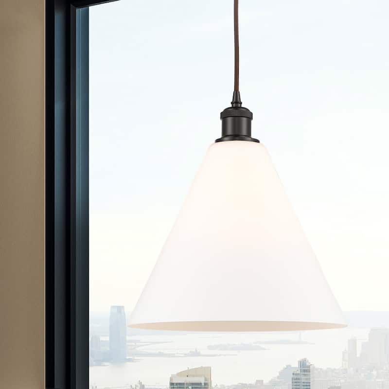 Innovations Lighting 516-1P-15-12 Berkshire Pendant Berkshire 12" Wide