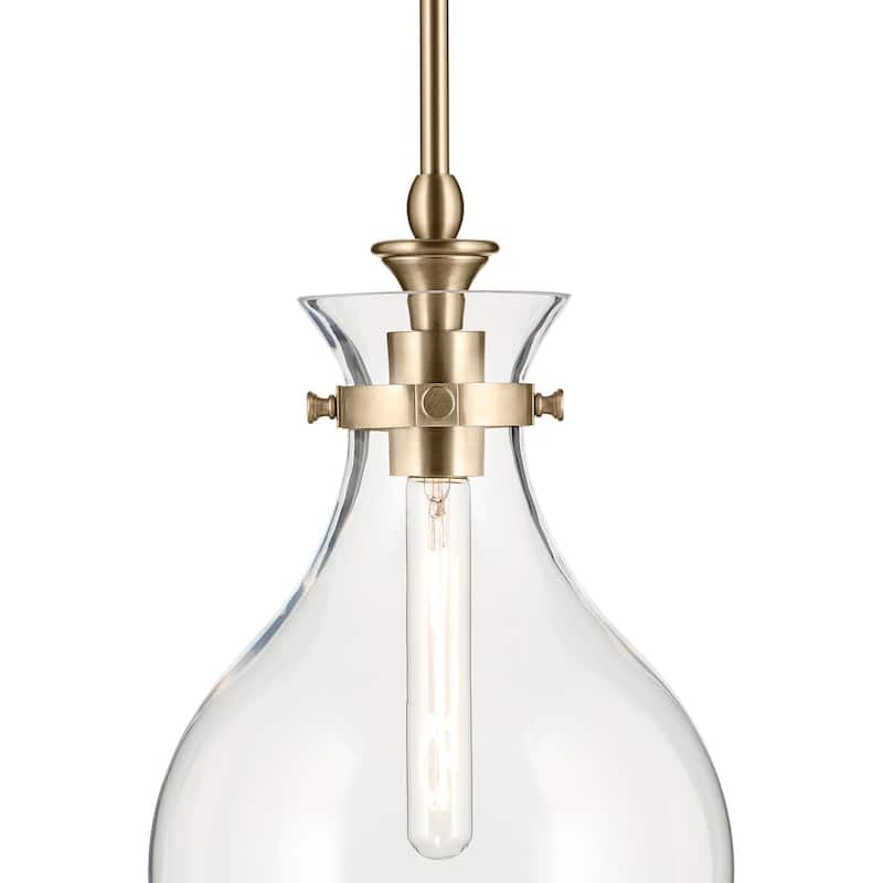 Kichler 52776CLR Laria 10" Wide Mini Pendant