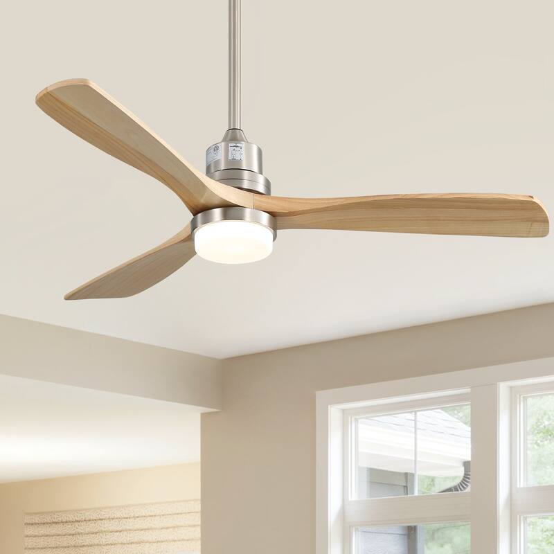 52 Inch Ceiling Fan with Smart Dimmable LED Lighting