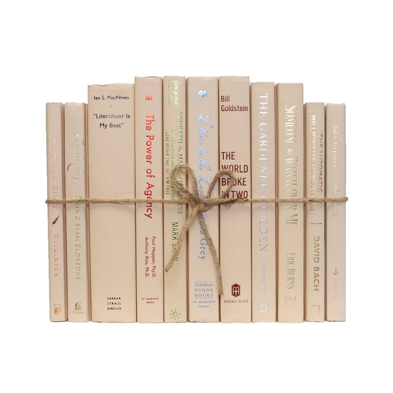 Books Pink Decorative Accessories: Warm Sand ColorPak