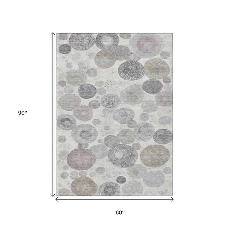 HomeRoots Geometric Transitional Rectangle Outdoor Rug