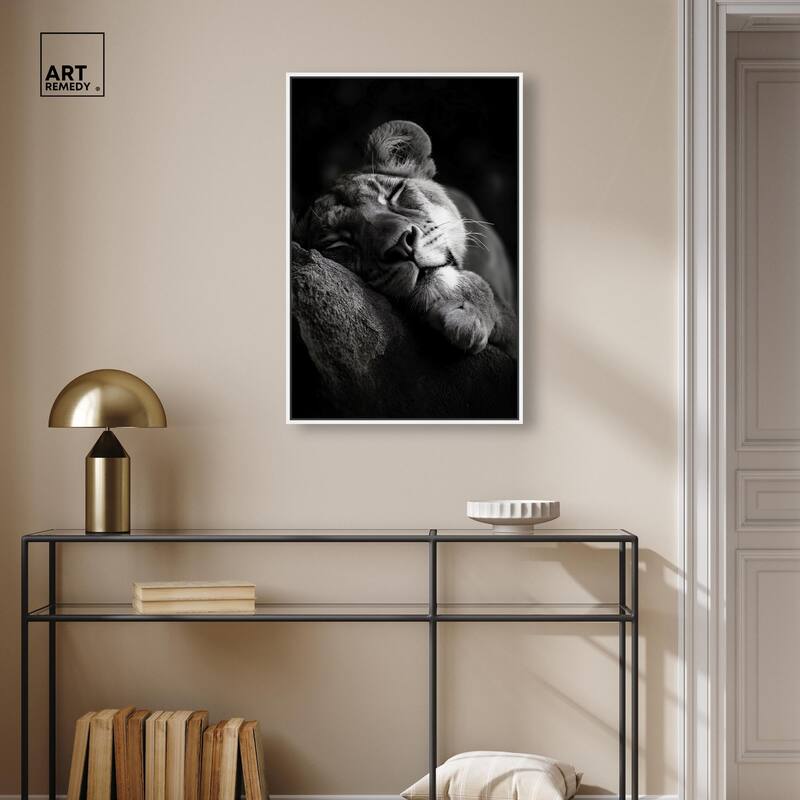 Resting Predator Canvas by Art Remedy