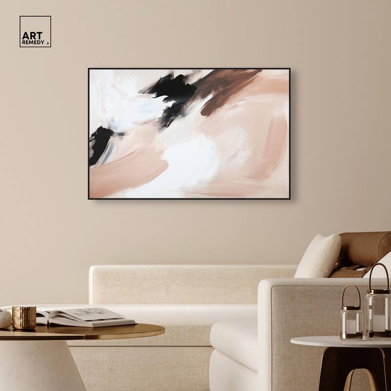 Swirls of Cream II Canvas by Art Remedy