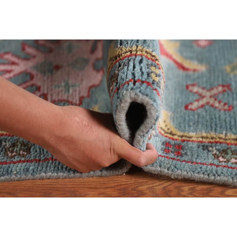 Oushak Indian Area Rug Handmade Wool Carpet - 8'2"x 9'11"