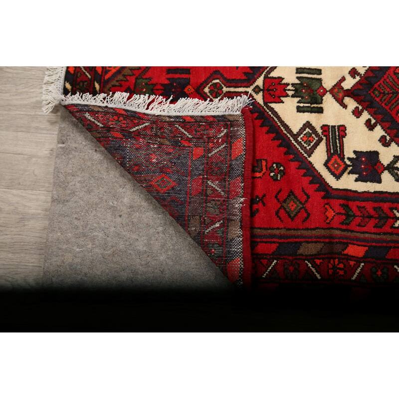 Geometric Tribal Hamedan Persian Area Rug Wool Hand-knotted Carpet - 3'3" x 5'0"