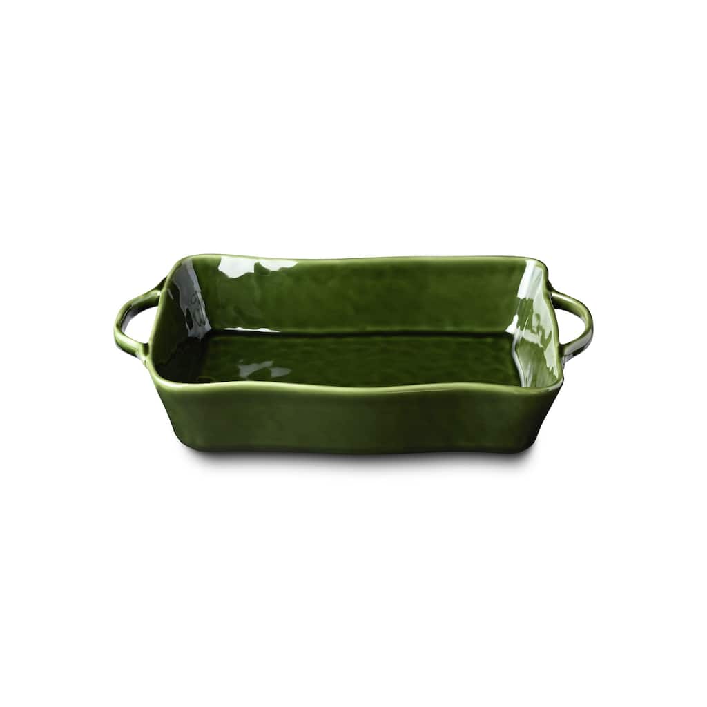 Certified Verde Medium Rectangular Baker 14" x 8.75" x 2.75" - 14.00"W x 8.75"D x 2.75"H