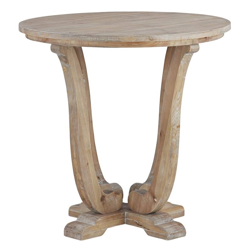 Britt Fir Wood End Table, Natural