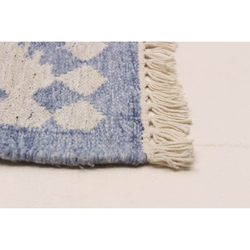 Ankara FW Slate Blue Kilim 5'2" x 8'1" - 5'2 x 8'1