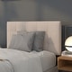 preview thumbnail 7 of 36, Quilted Tufted Upholstered Headboard Beige - Twin