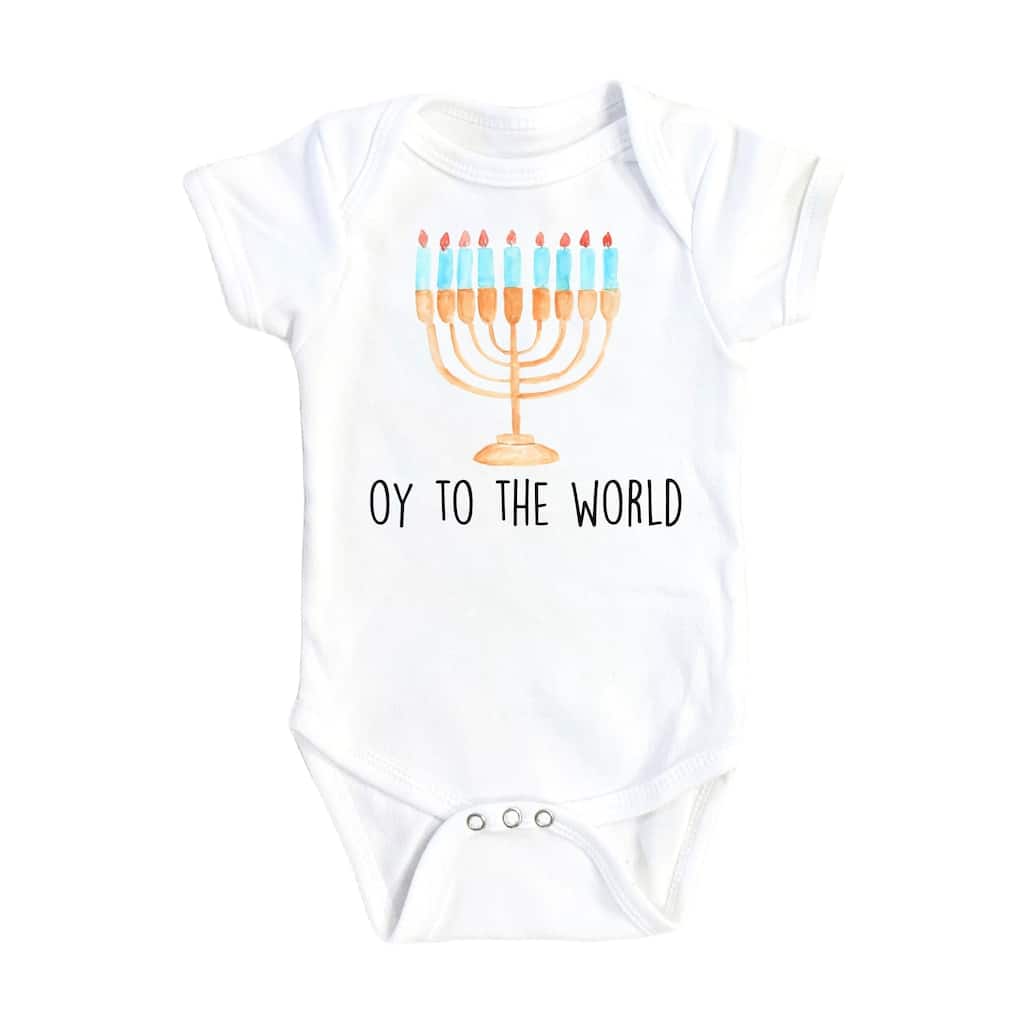 Hannukah Oy - Baby Boy Girl Clothes Infant Bodysuit Funny Cute Newborn