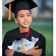 preview thumbnail 4 of 4, DolliBu Blue Narwhal Graduation Plush with Graduation Cap with Tassel - 11.75 inches