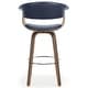 preview thumbnail 147 of 186, 26"/29" Faux Leather Swivel Bar Stools, Wood Counter Stool