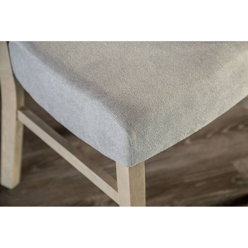 Side Chairs Set Dining Gray Finish