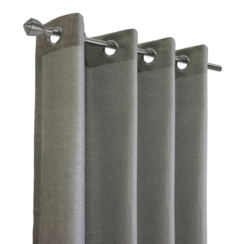 Milo Light Filtering Grommet Curtain Panel