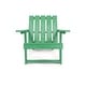 preview thumbnail 114 of 172, Shoreline Fully Assembled All-Weather HDPE Outdoor Folding Modern Adirondack Chair