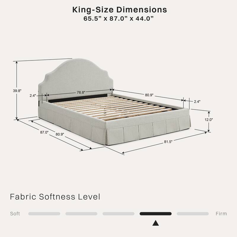 Canton Upholstered Queen Size Storage Bed