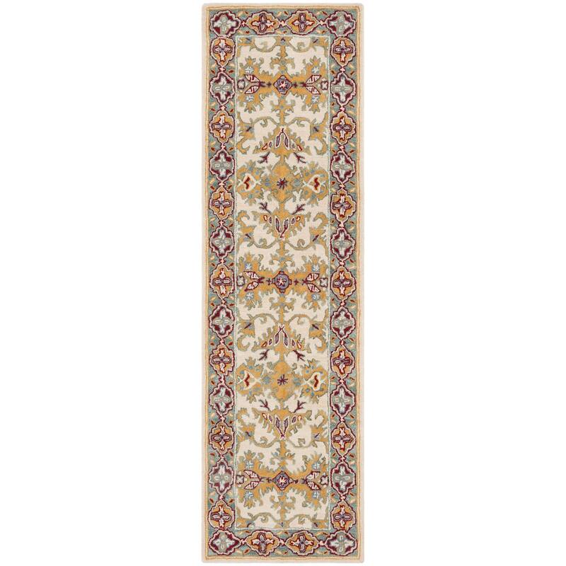 SAFAVIEH Handmade Heritage Wildfire Traditional Oriental Wool Rug