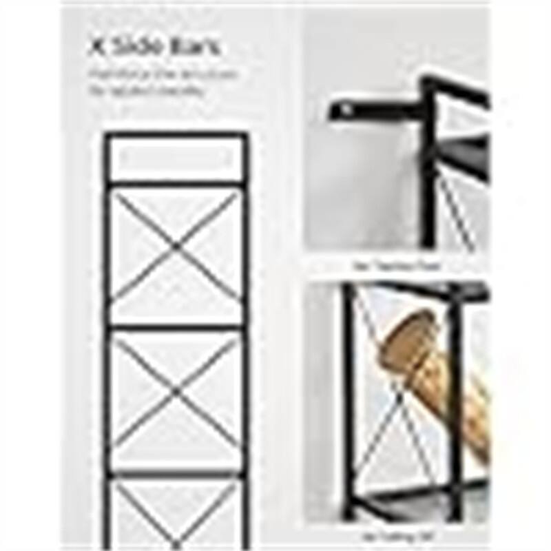 Metal Storage Rack - 12.6"D x 23.62"W x 57.28"H