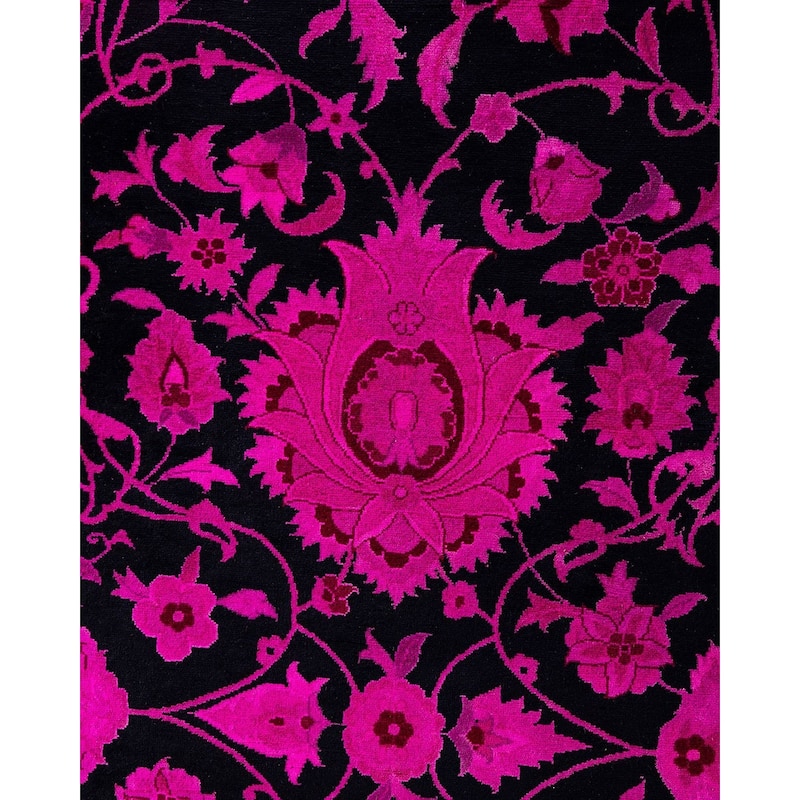 Fine Vibrance One-of-a-Kind Hand-Knotted Area Rug - Pink, 12' 2" x 18' 5" - 12' 2" x 18' 5"