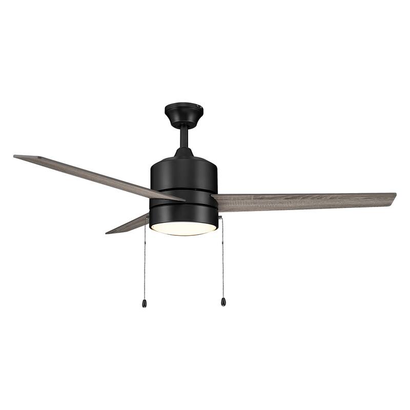 CARRO Abraxas 52" 3-Blade Indoor Ceiling Fan With LED Light -Pull Chain