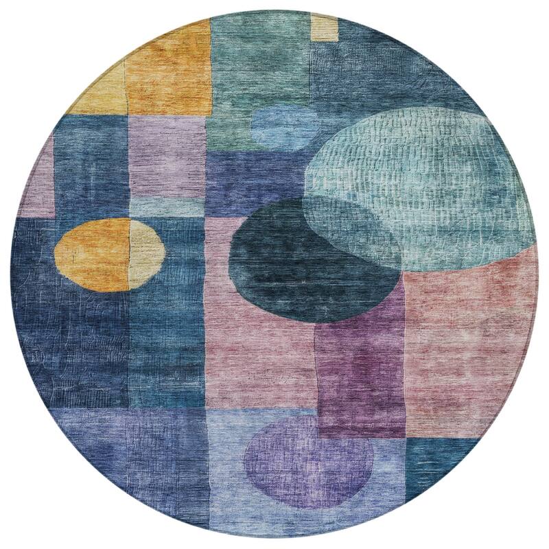 HomeRoots Geometric Transitional Rectangle Outdoor Rug