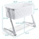 preview thumbnail 29 of 29, Babyjoy Baby Side Bedside Sleeper Washable Mattress Height Adjustable