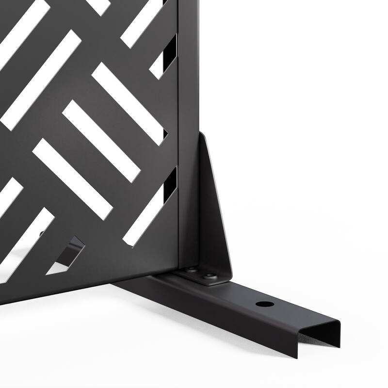 Outdoor Privacy Screen Metal Privacy Screen Panel Free Standing - 72*47