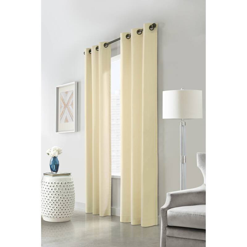 ThermaLogic Weathermate Insulated Grommet Extra Wide Curtain Panel - Pair