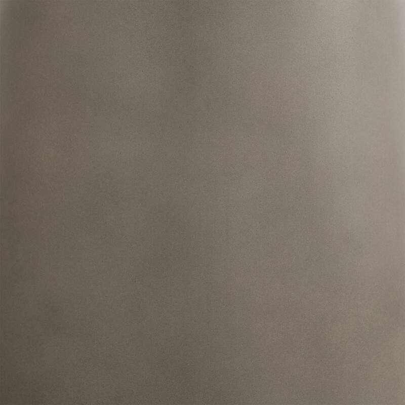 Round Concrete Dining Table - Modern Industrial Table with Metal Accent - 4 Seat Kitchen Table - 39.4