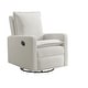 preview thumbnail 11 of 18, Oxford Baby Uptown Swivel Rocker / Recliner White