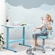 preview thumbnail 10 of 16, Costway Height Adjustable School Table and Desk Chair Set for Kids - See Details