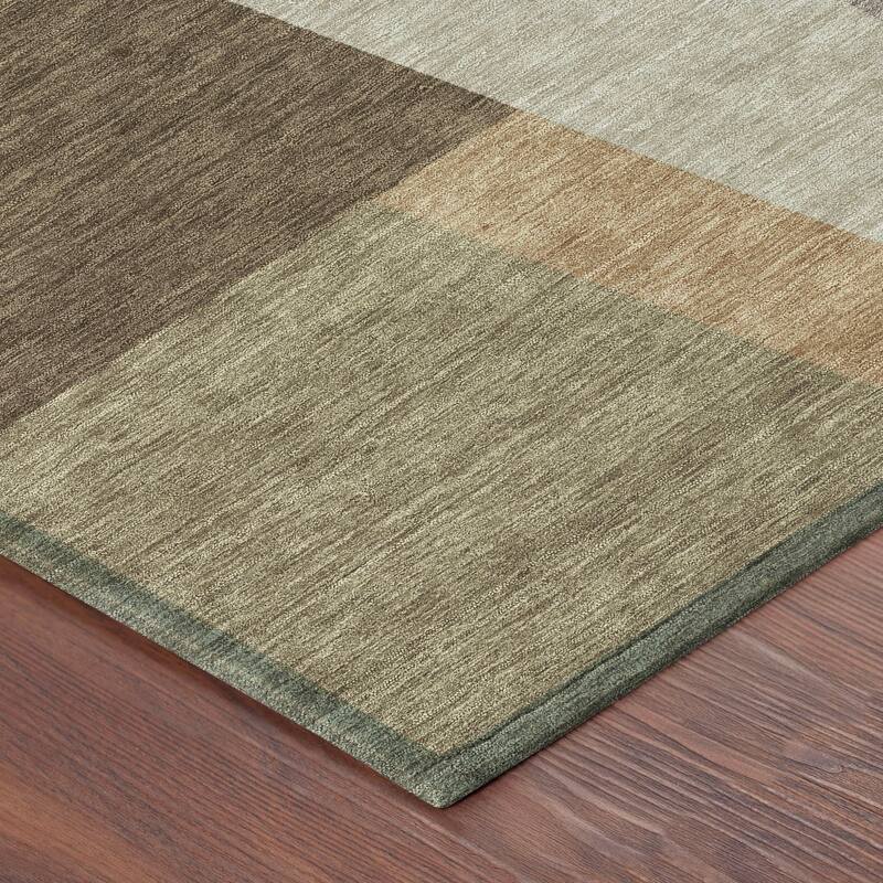 Machine Washable Indoor/ Outdoor Contemporary Jolie Chantille Rug