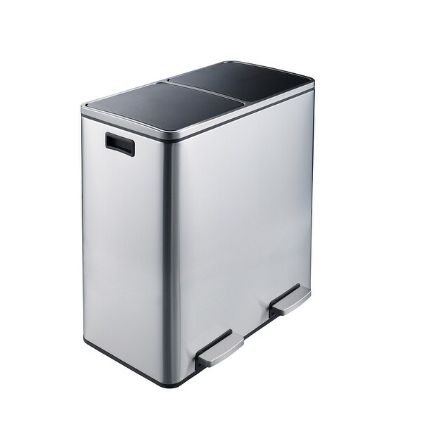 DULTON ONLINE SHOP | TRASH CAN DOUBLE DECKER GRAY(GRAY