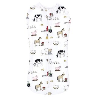 Hudson Baby Sleep Pod, Farm, 0-2 Months - Farm - 0-2 Months