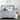 7 Piece Blue White Paisley Bedding Comforter Set